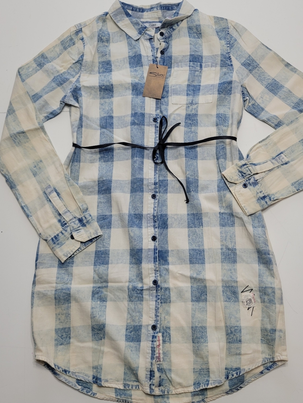 Super Cute Silver Jeans Dress NWT